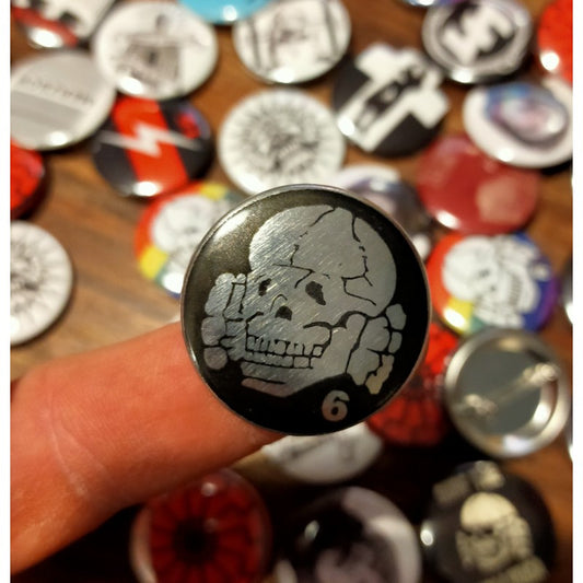Pin Death in June Logo Silver